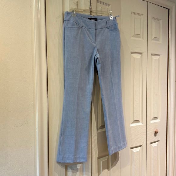 Amanda & Chelsea Light Blue Contemporary Fit Comfort Stretch Woven Dress Pants 4 - Picture 1 of 10